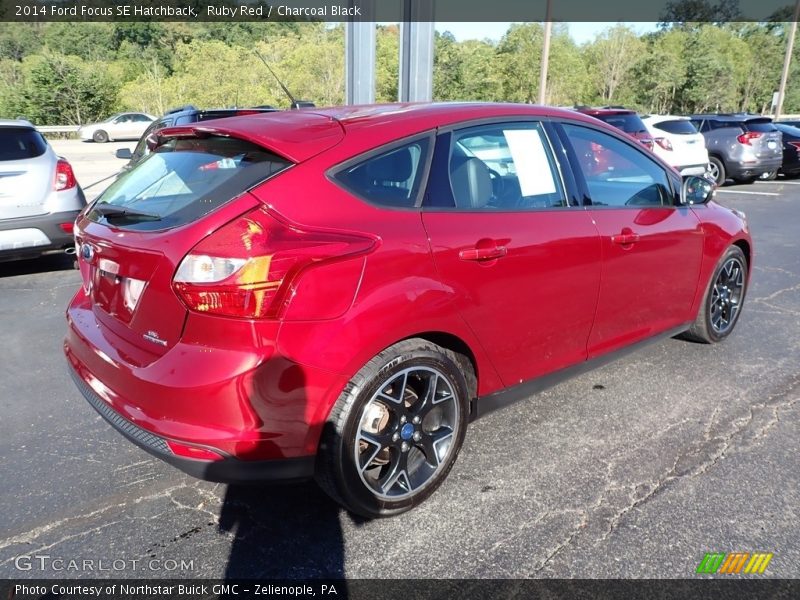Ruby Red / Charcoal Black 2014 Ford Focus SE Hatchback