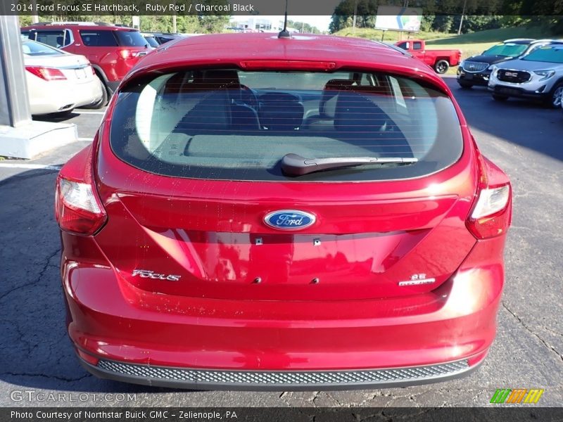 Ruby Red / Charcoal Black 2014 Ford Focus SE Hatchback