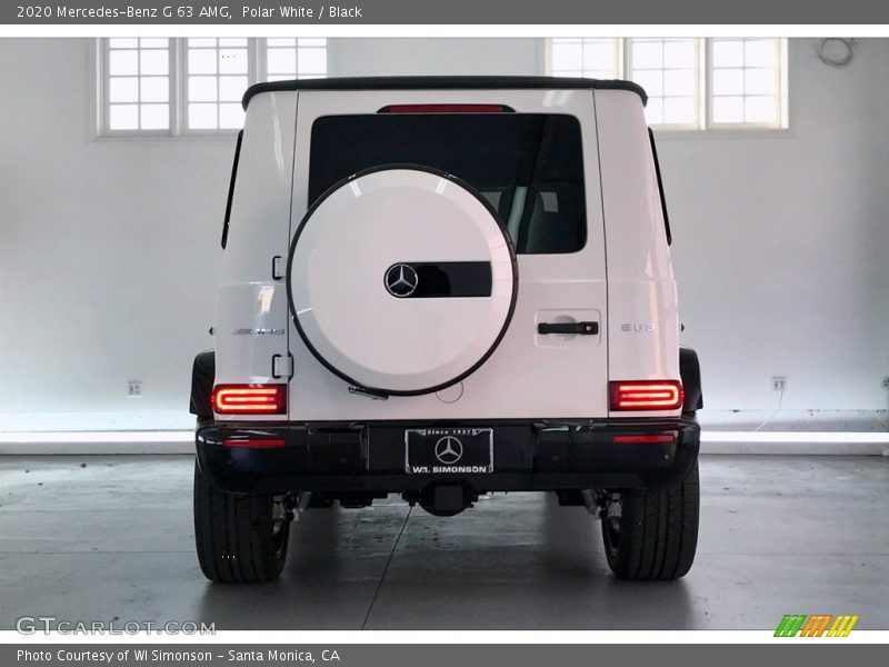Polar White / Black 2020 Mercedes-Benz G 63 AMG