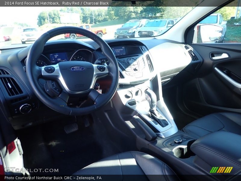Ruby Red / Charcoal Black 2014 Ford Focus SE Hatchback