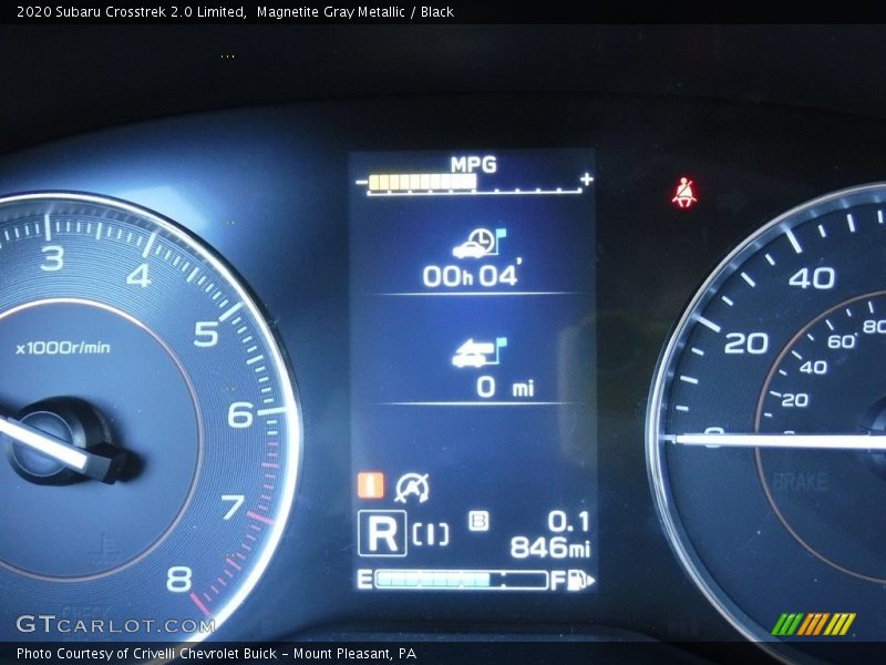 Magnetite Gray Metallic / Black 2020 Subaru Crosstrek 2.0 Limited