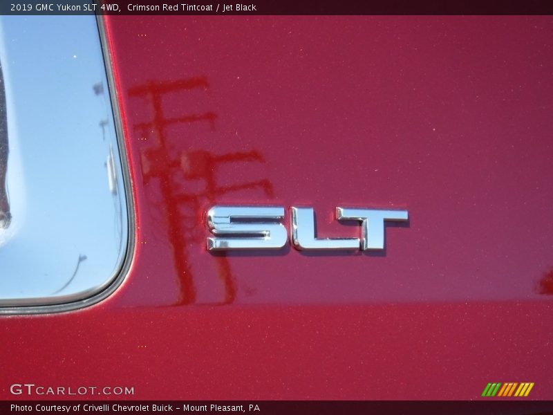 Crimson Red Tintcoat / Jet Black 2019 GMC Yukon SLT 4WD