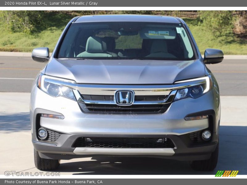 Lunar Silver Metallic / Gray 2020 Honda Pilot EX-L