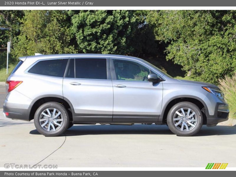 Lunar Silver Metallic / Gray 2020 Honda Pilot EX-L