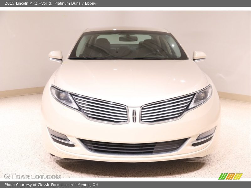 Platinum Dune / Ebony 2015 Lincoln MKZ Hybrid