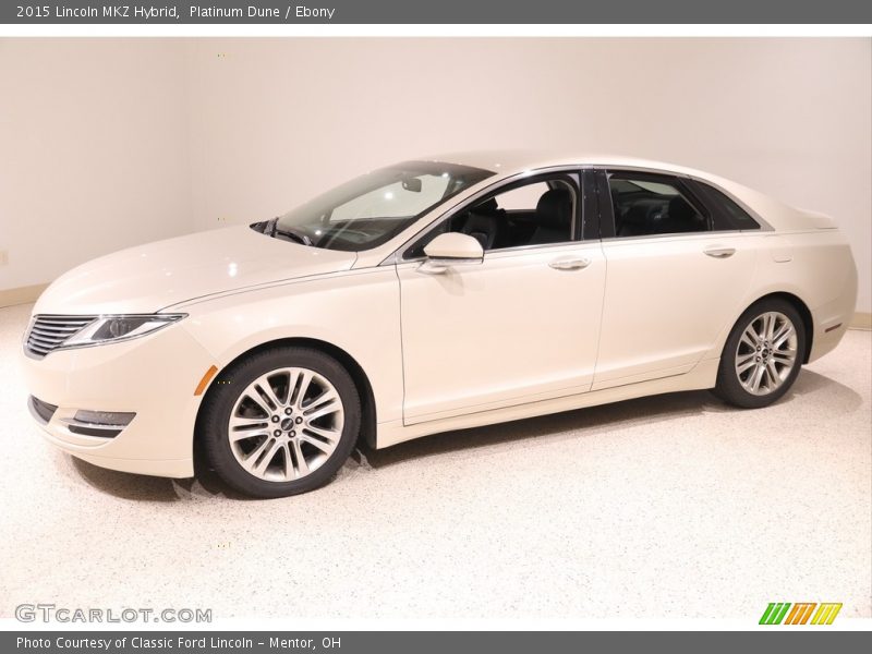 Platinum Dune / Ebony 2015 Lincoln MKZ Hybrid