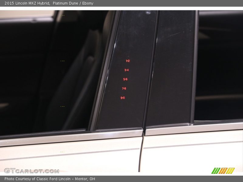 Platinum Dune / Ebony 2015 Lincoln MKZ Hybrid