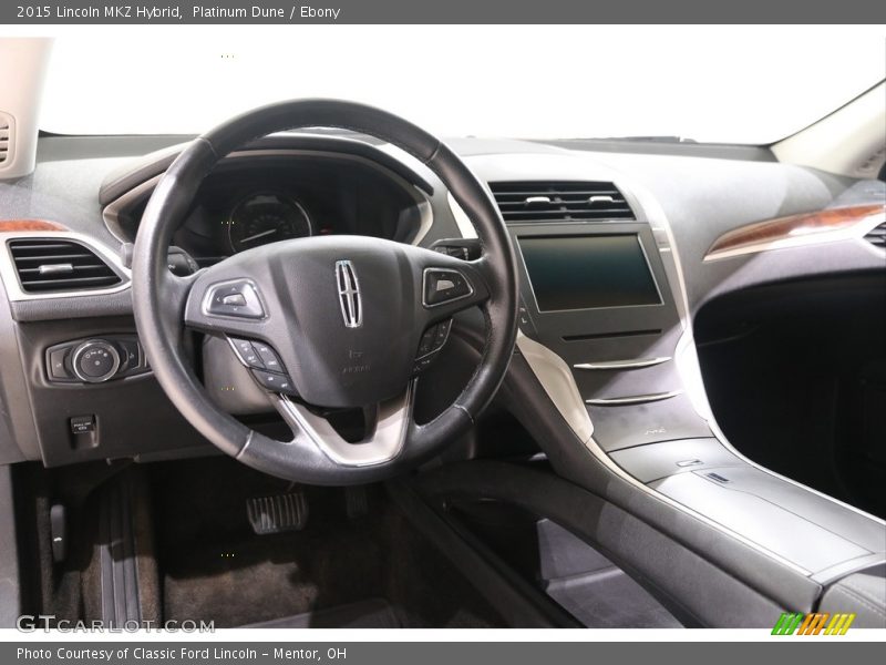 Platinum Dune / Ebony 2015 Lincoln MKZ Hybrid