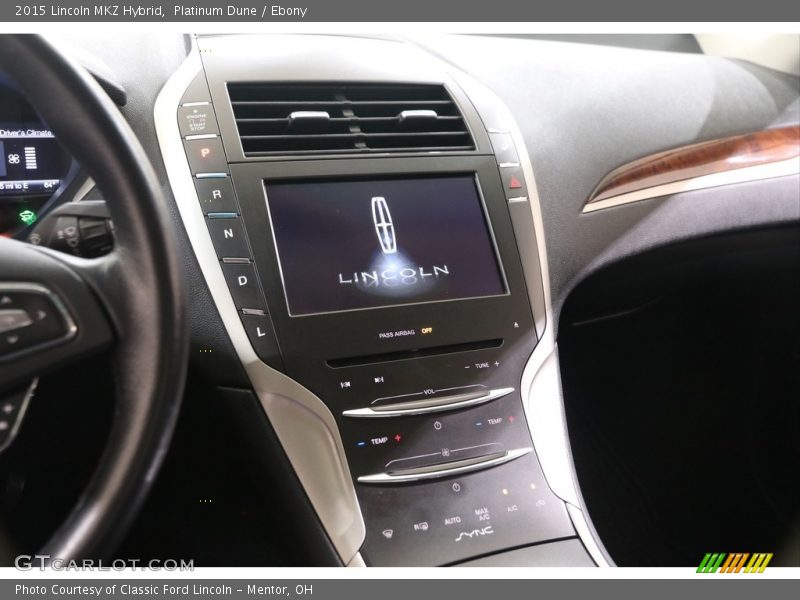 Platinum Dune / Ebony 2015 Lincoln MKZ Hybrid