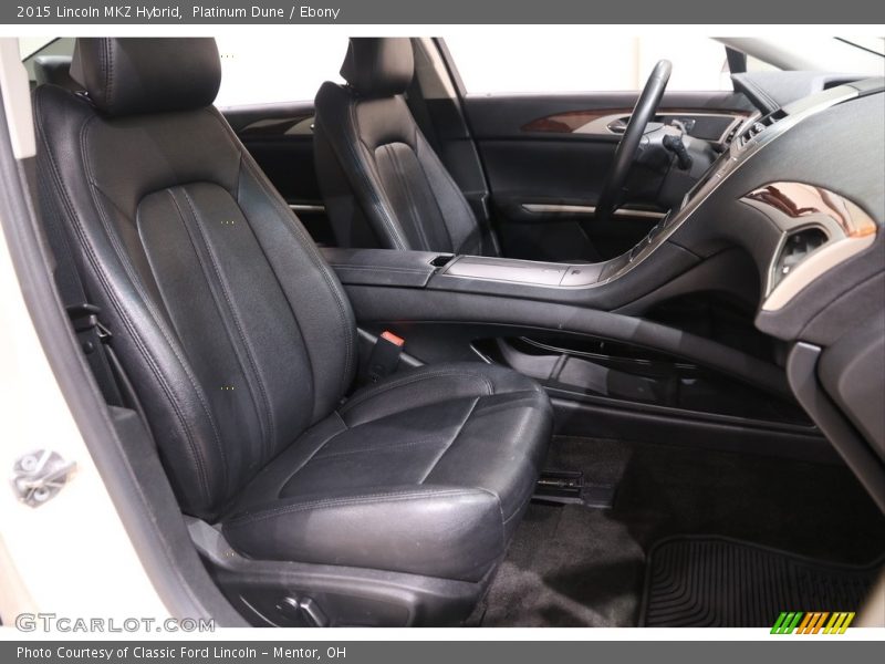 Platinum Dune / Ebony 2015 Lincoln MKZ Hybrid