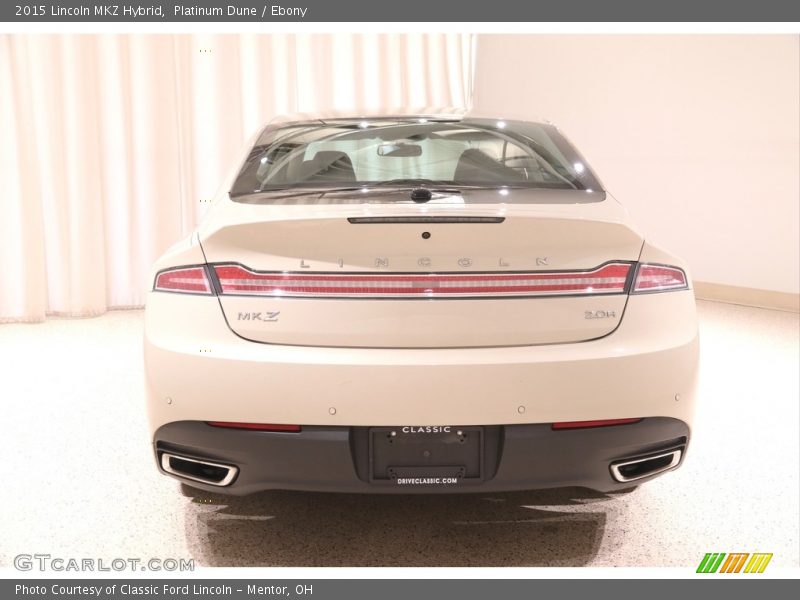 Platinum Dune / Ebony 2015 Lincoln MKZ Hybrid