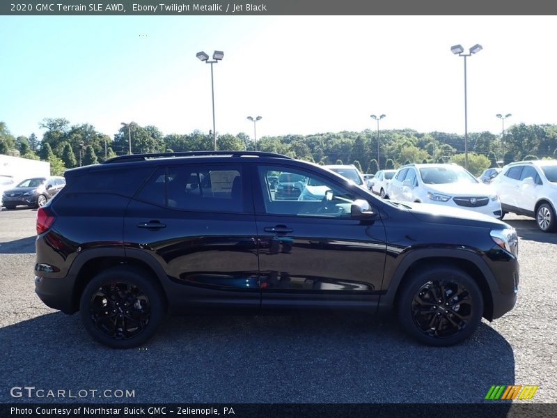 Ebony Twilight Metallic / Jet Black 2020 GMC Terrain SLE AWD