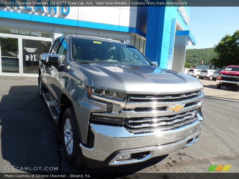 Satin Steel Metallic / Gideon/­Very Dark Atmosphere 2020 Chevrolet Silverado 1500 LTZ Crew Cab 4x4