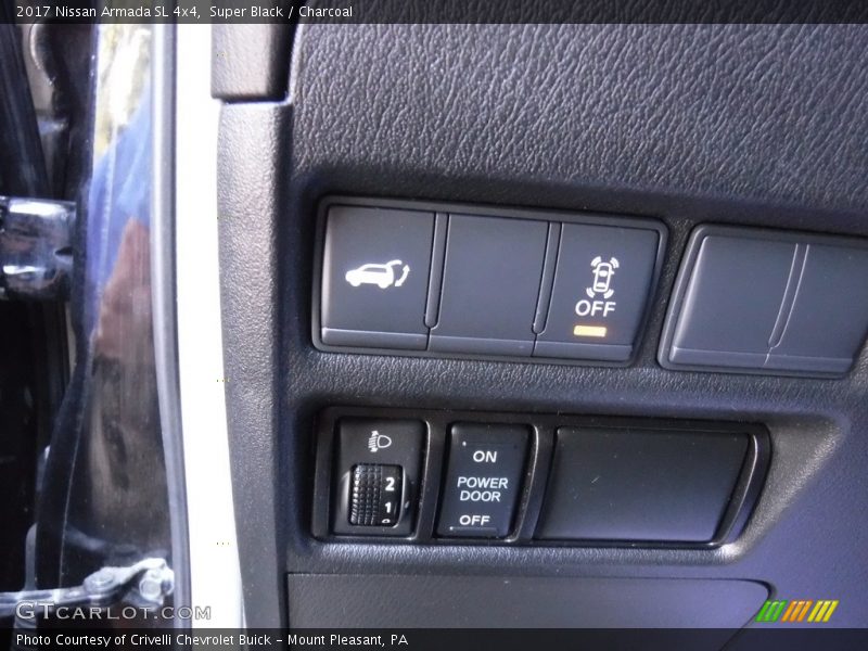 Controls of 2017 Armada SL 4x4