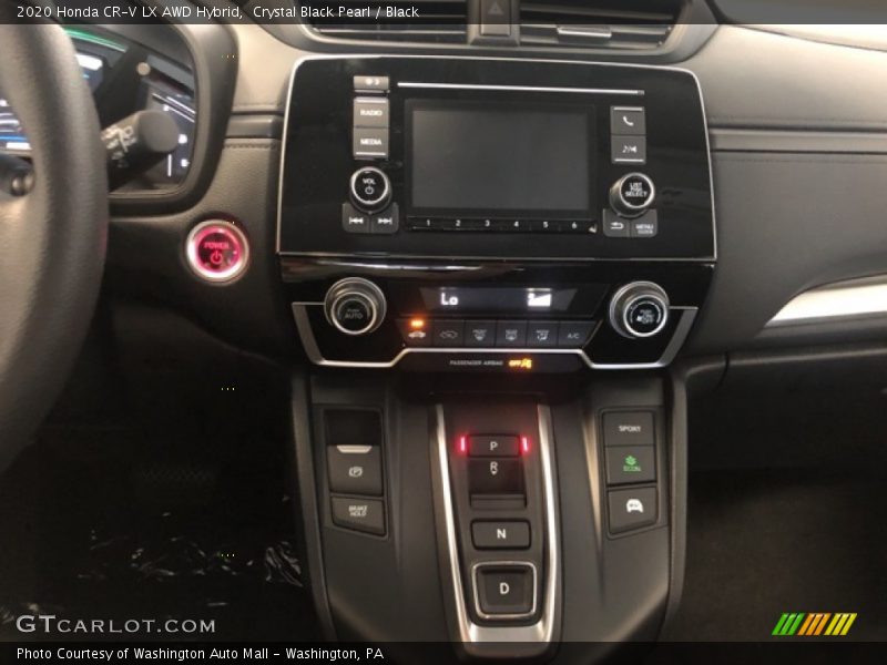 Crystal Black Pearl / Black 2020 Honda CR-V LX AWD Hybrid