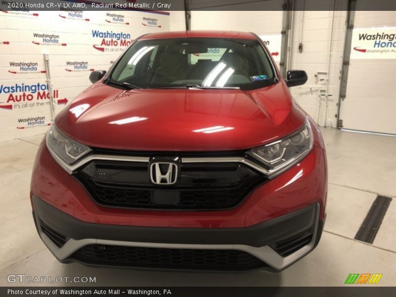 Radiant Red Metallic / Gray 2020 Honda CR-V LX AWD