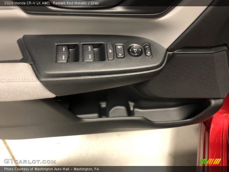 Radiant Red Metallic / Gray 2020 Honda CR-V LX AWD