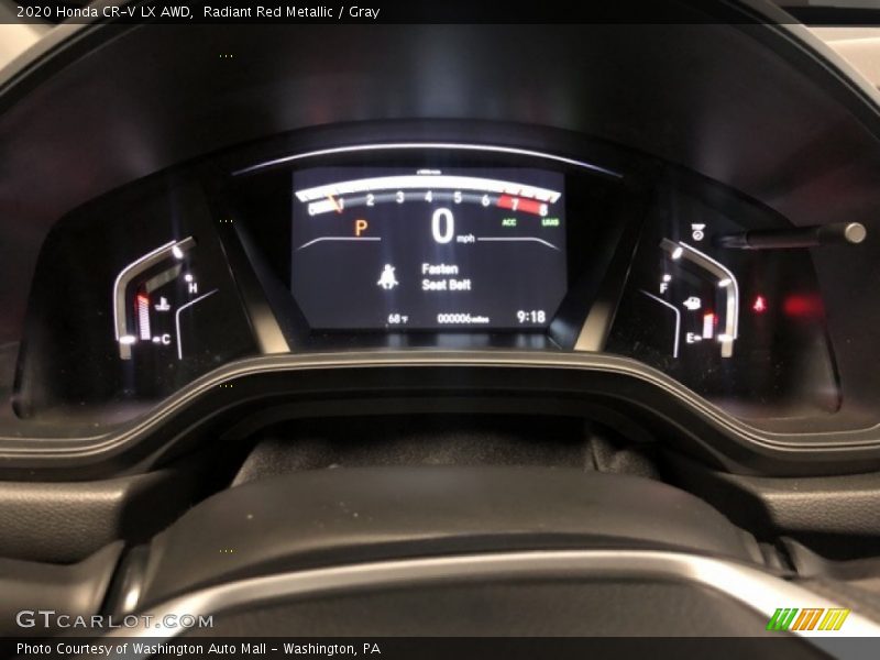 Radiant Red Metallic / Gray 2020 Honda CR-V LX AWD
