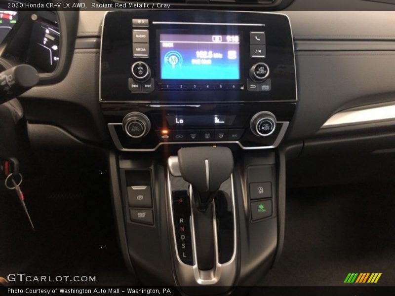 Radiant Red Metallic / Gray 2020 Honda CR-V LX AWD