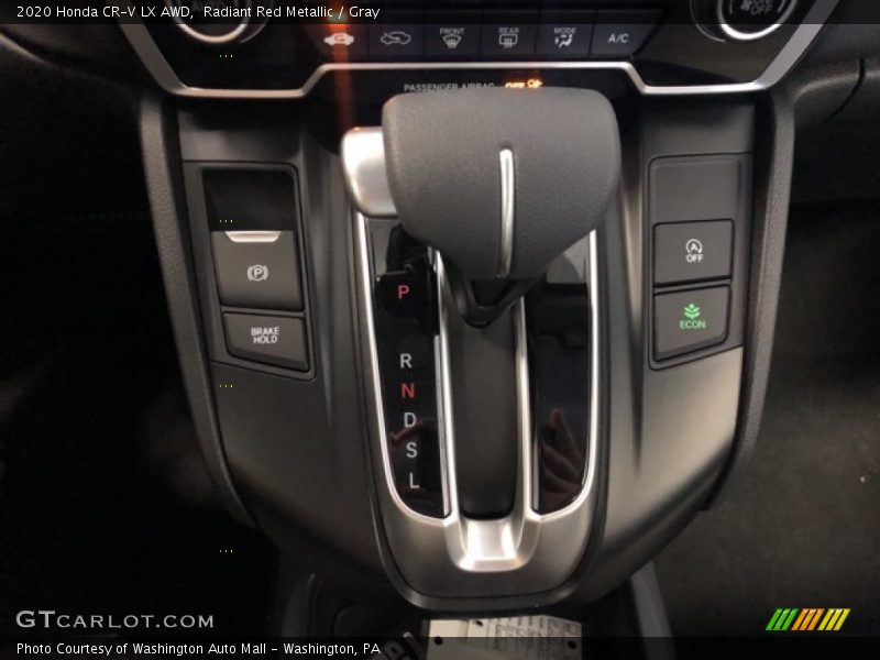 Radiant Red Metallic / Gray 2020 Honda CR-V LX AWD