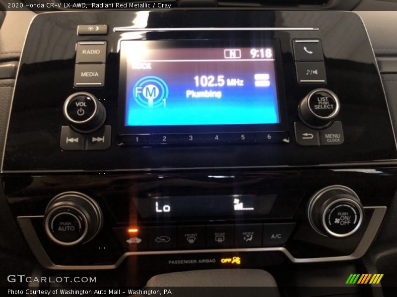 Radiant Red Metallic / Gray 2020 Honda CR-V LX AWD