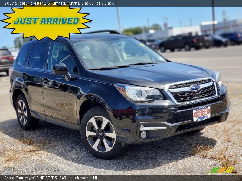 Crystal Black Silica / Black 2017 Subaru Forester 2.5i Limited