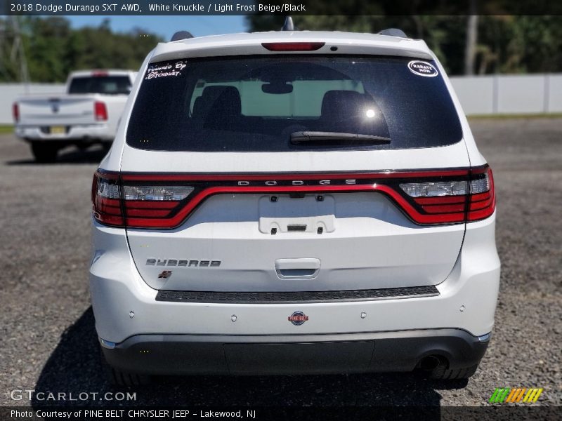 White Knuckle / Light Frost Beige/Black 2018 Dodge Durango SXT AWD