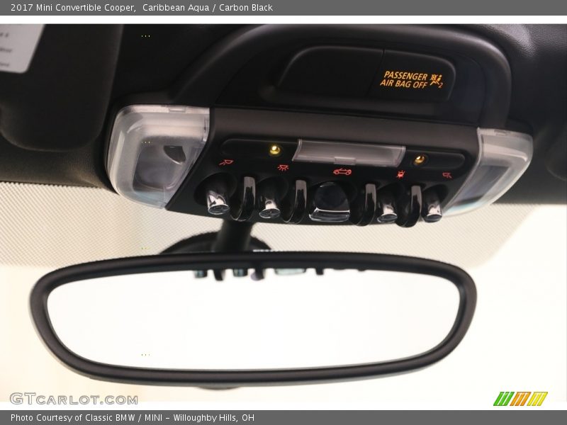 Caribbean Aqua / Carbon Black 2017 Mini Convertible Cooper