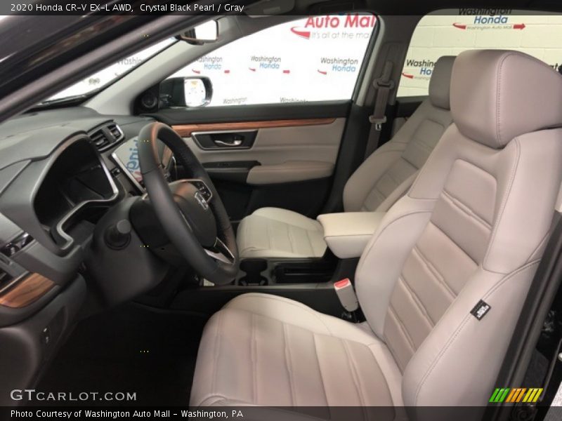 Crystal Black Pearl / Gray 2020 Honda CR-V EX-L AWD
