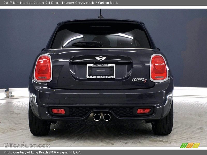 Thunder Grey Metallic / Carbon Black 2017 Mini Hardtop Cooper S 4 Door