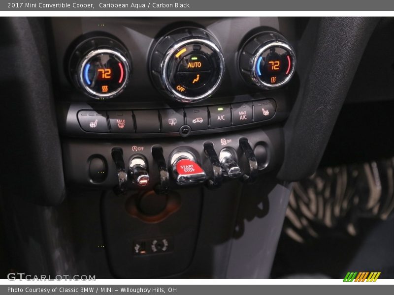 Caribbean Aqua / Carbon Black 2017 Mini Convertible Cooper