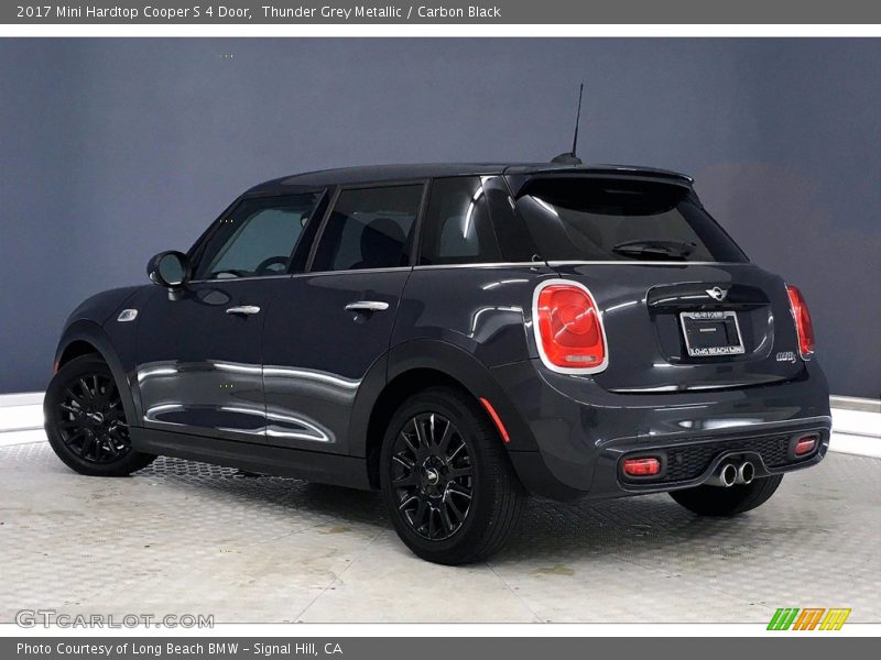 Thunder Grey Metallic / Carbon Black 2017 Mini Hardtop Cooper S 4 Door