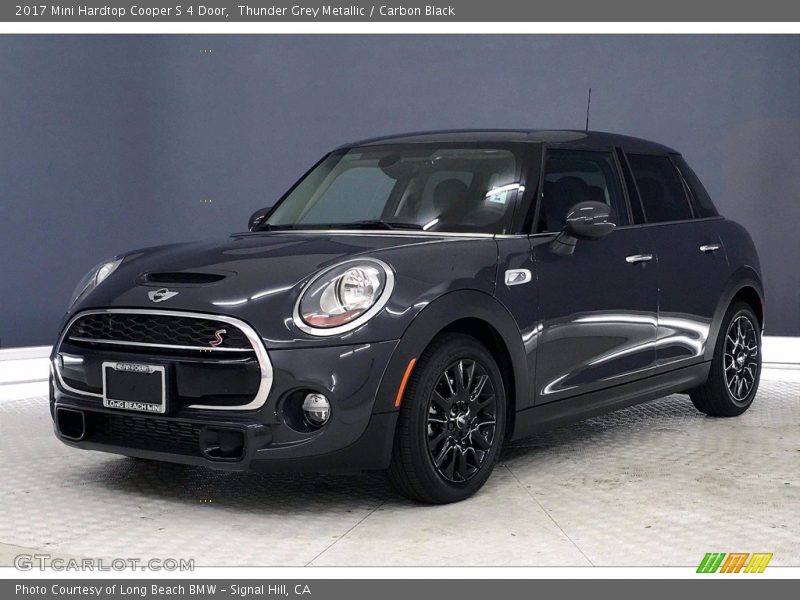 Thunder Grey Metallic / Carbon Black 2017 Mini Hardtop Cooper S 4 Door