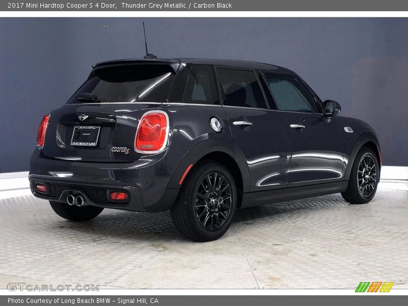 Thunder Grey Metallic / Carbon Black 2017 Mini Hardtop Cooper S 4 Door