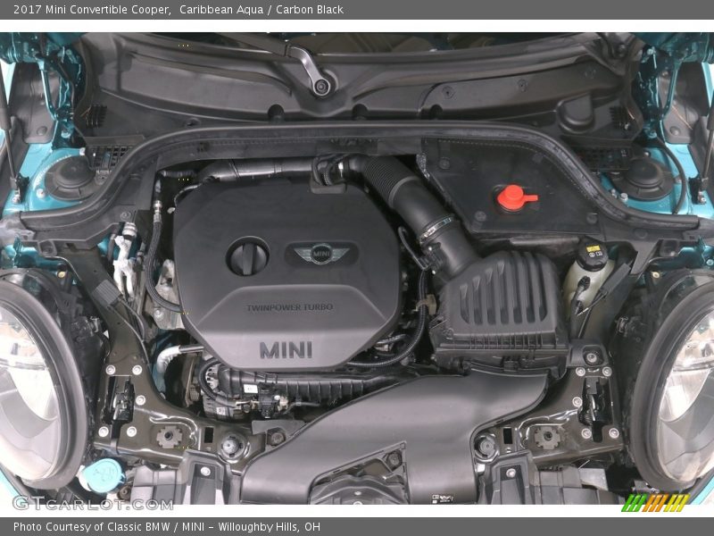  2017 Convertible Cooper Engine - 1.5 Liter TwinPower Turbocharged DOHC 12-Valve VVT 3 Cylinder