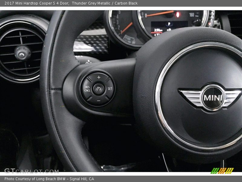 Thunder Grey Metallic / Carbon Black 2017 Mini Hardtop Cooper S 4 Door