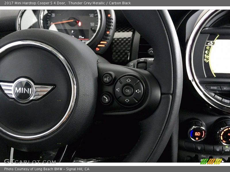 Thunder Grey Metallic / Carbon Black 2017 Mini Hardtop Cooper S 4 Door