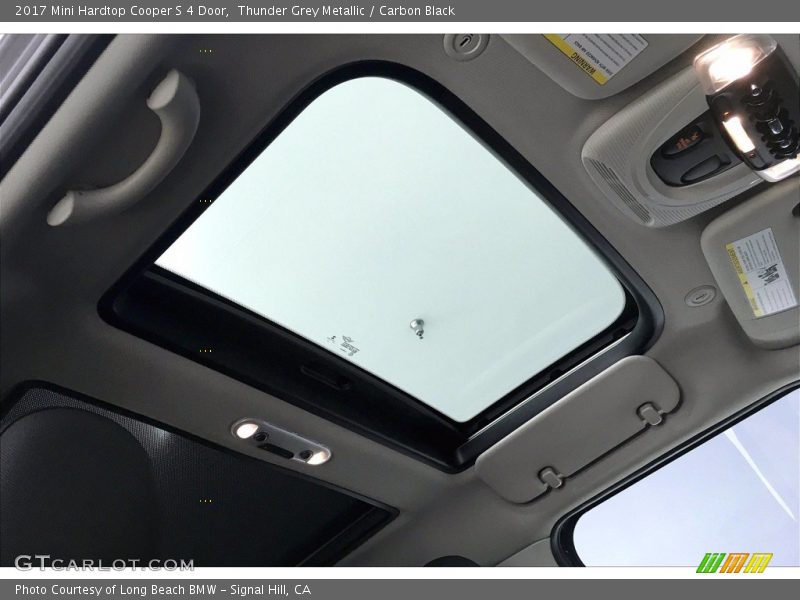 Thunder Grey Metallic / Carbon Black 2017 Mini Hardtop Cooper S 4 Door