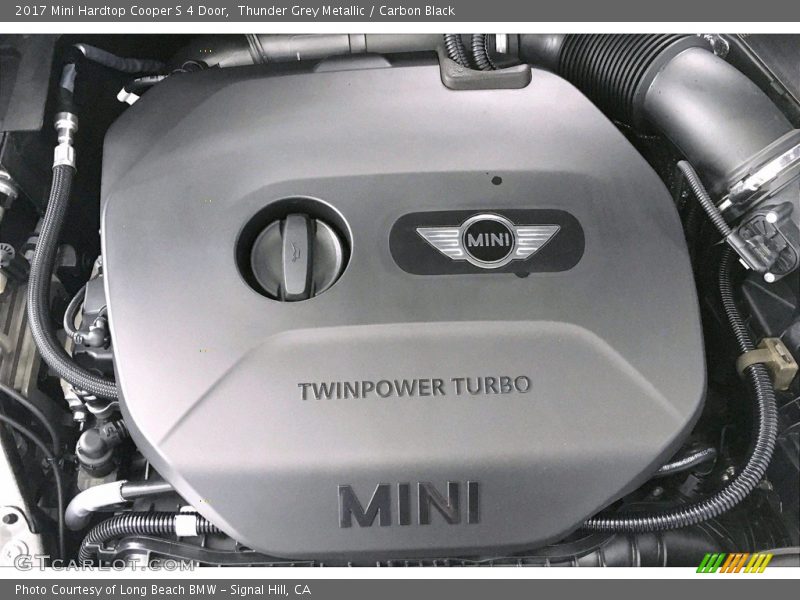 Thunder Grey Metallic / Carbon Black 2017 Mini Hardtop Cooper S 4 Door