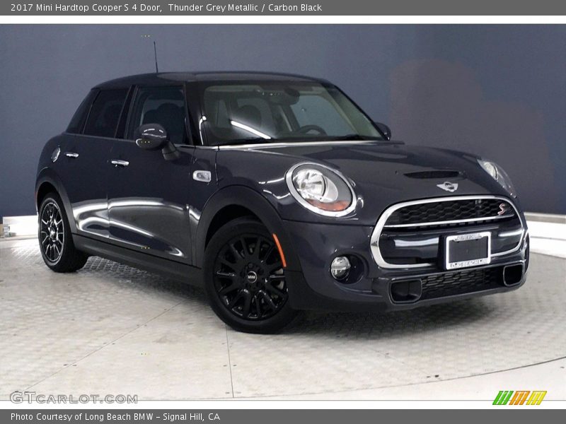 Thunder Grey Metallic / Carbon Black 2017 Mini Hardtop Cooper S 4 Door