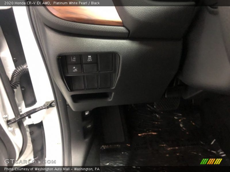 Platinum White Pearl / Black 2020 Honda CR-V EX AWD