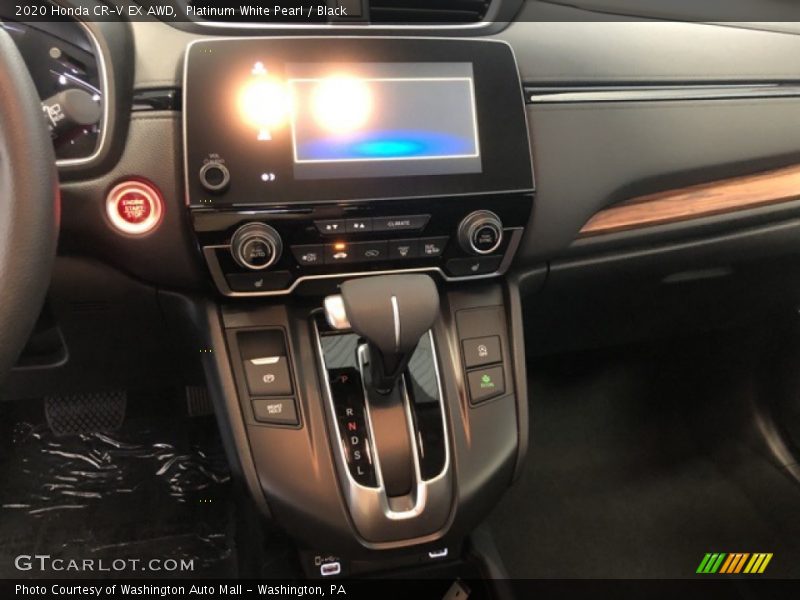 Platinum White Pearl / Black 2020 Honda CR-V EX AWD