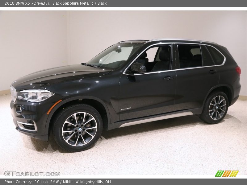 Black Sapphire Metallic / Black 2018 BMW X5 xDrive35i
