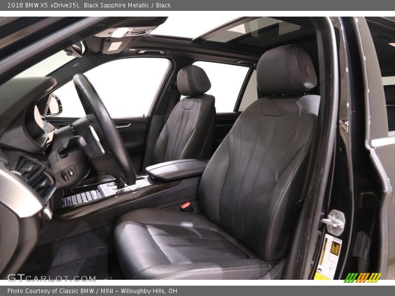 Black Sapphire Metallic / Black 2018 BMW X5 xDrive35i