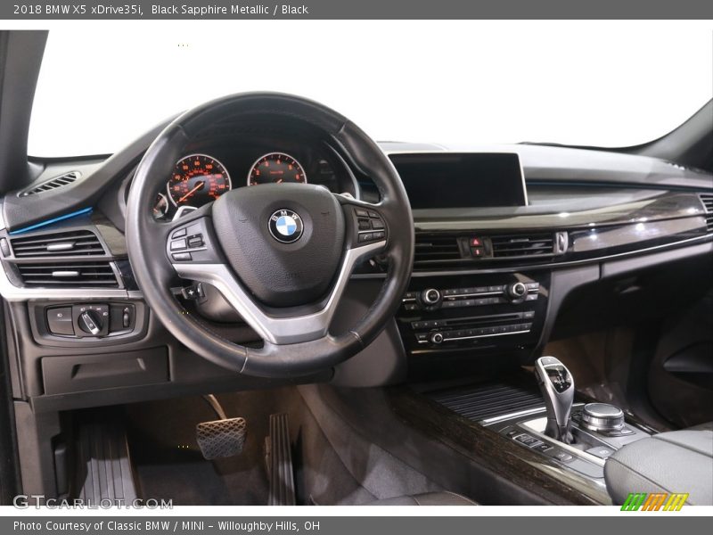 Black Sapphire Metallic / Black 2018 BMW X5 xDrive35i