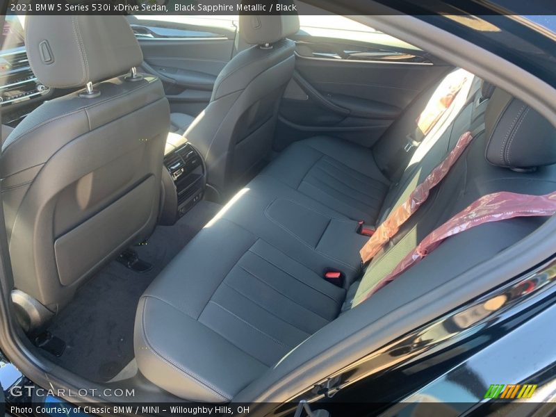 Rear Seat of 2021 5 Series 530i xDrive Sedan
