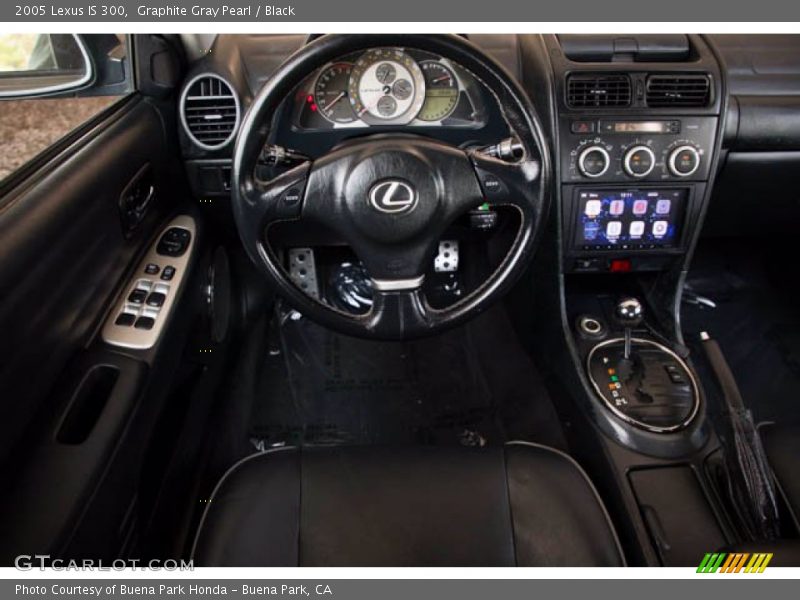 Graphite Gray Pearl / Black 2005 Lexus IS 300