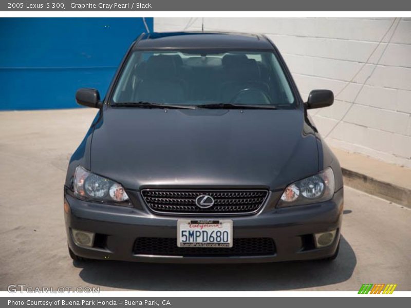 Graphite Gray Pearl / Black 2005 Lexus IS 300