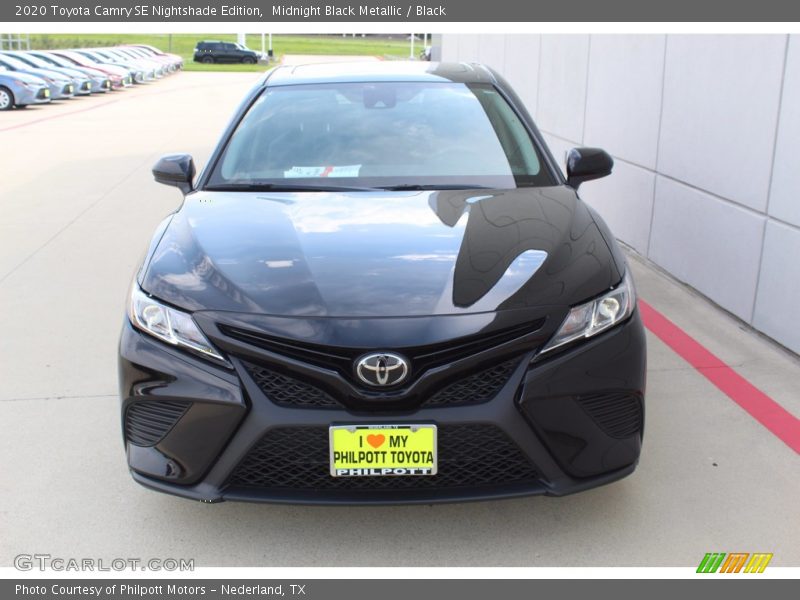 Midnight Black Metallic / Black 2020 Toyota Camry SE Nightshade Edition