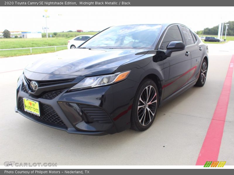 Midnight Black Metallic / Black 2020 Toyota Camry SE Nightshade Edition
